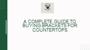 Best Brackets for Countertops