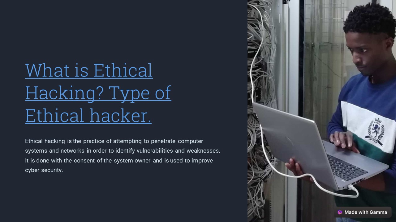 What is Ethical Hacking? Types of Hackers. presentation | free to download