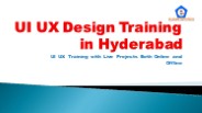 UI UX Design Training in Hyderabad Hitech City
