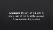 top vilt design and development companies