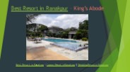 Best Resort in Ranakpur