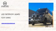 LED Interior Lights For Vans