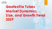 Geotextile tubes