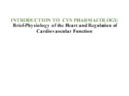 CVS Pharmacology