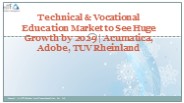 Technical & Vocational Education Market