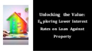 Lowest Interest Rates on Loan Against Property