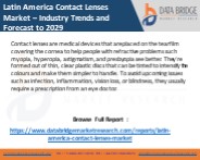 Latin America Contact Lenses Market.