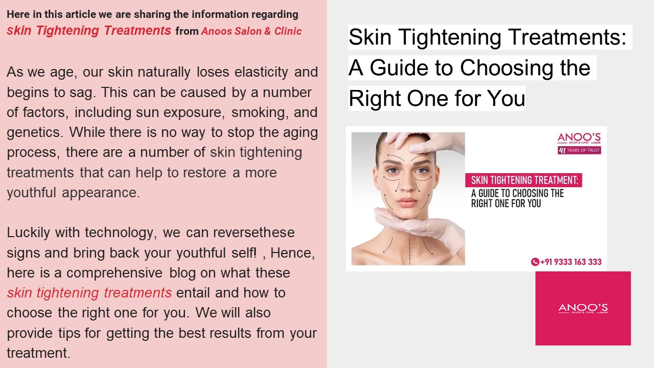 BEST skin tightening treatment