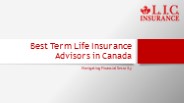 Best Term Life Insurance Advisors Canada