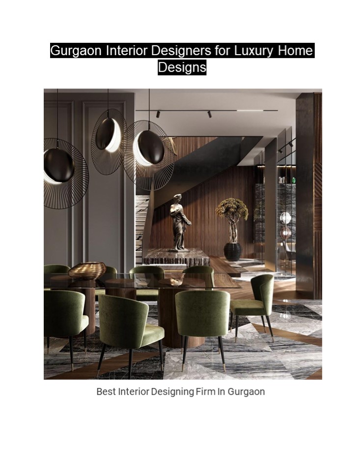 Best Interior Designing Firm In Gurgaon