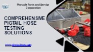 Ensuring Safety: Pigtail Hose Testing Protocols