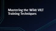 vilt training