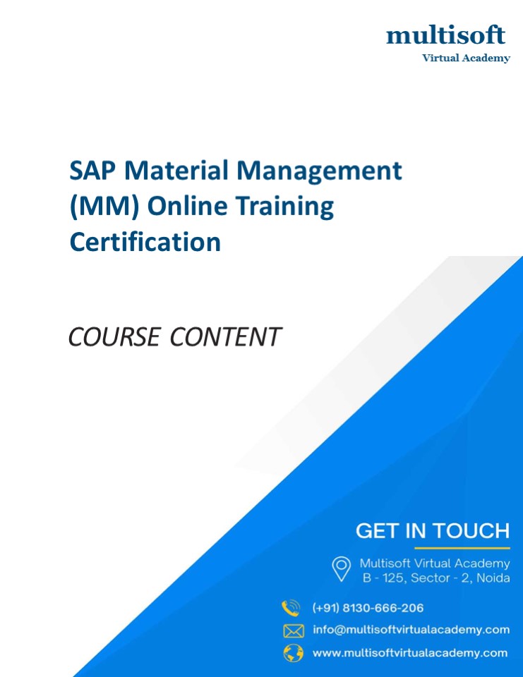 SAP Material Management (MM) Online Training Certification (1)