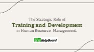 What Is Training and Development in HRM
