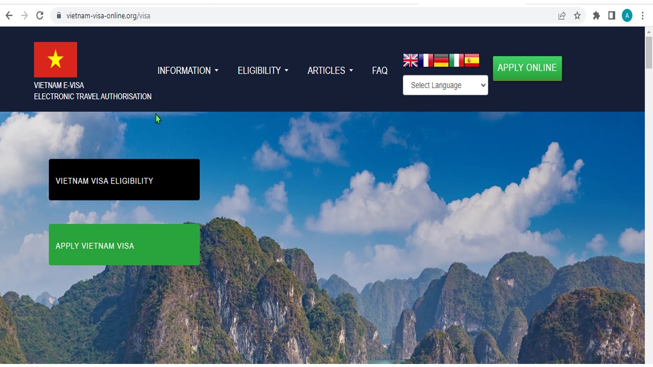 VIETNAMESE Official Vietnam Government Immigration Visa Application Online