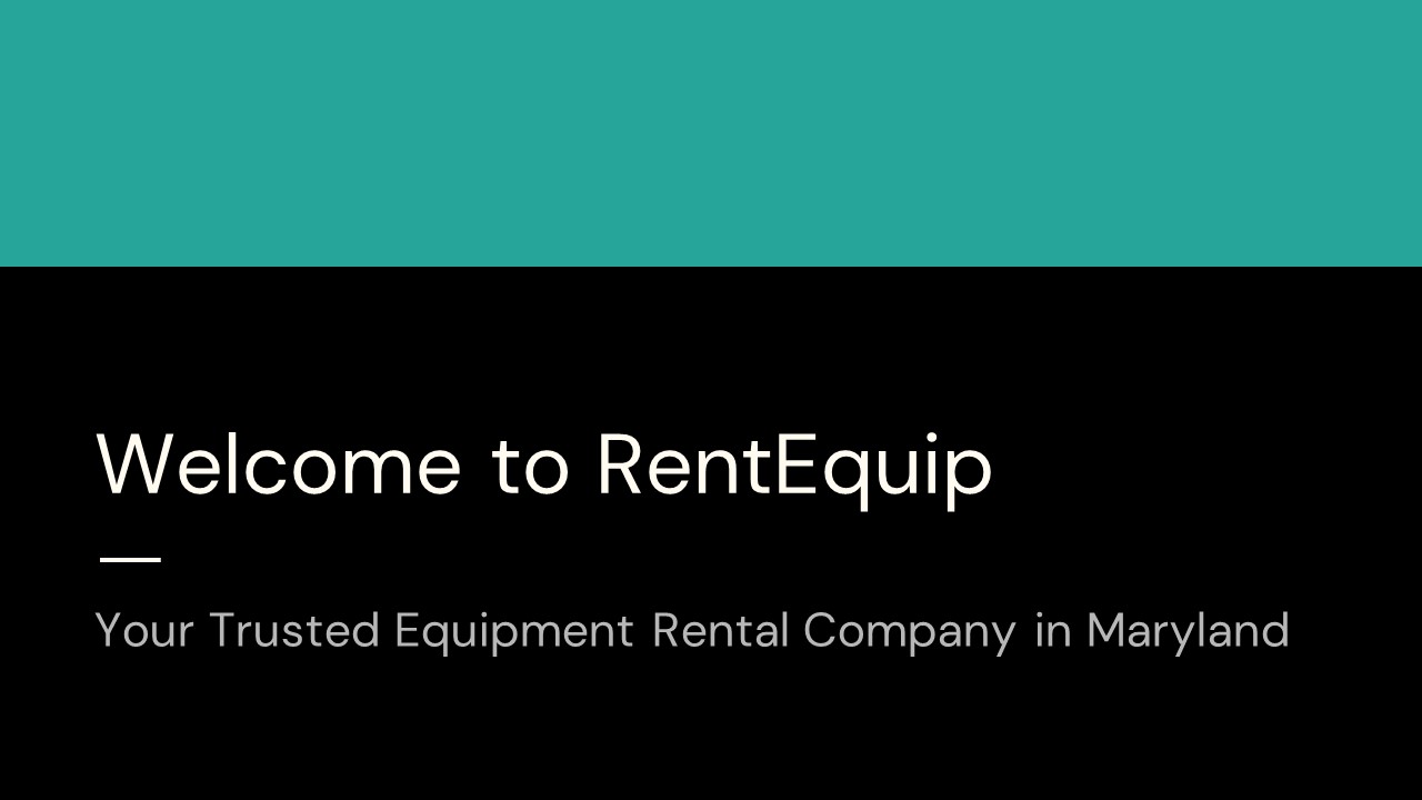 Rental Equipment Prince Frederick MD (1)