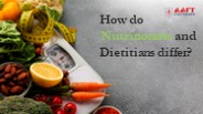 How do Nutritionists and Dietitians differ?
