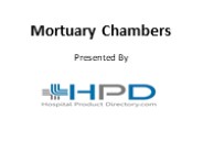 Mortuary Chamber Suppliers & Manufacturers