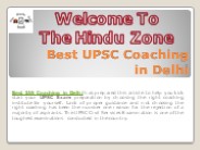 Best UPSC Coaching in Delhi