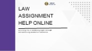 law assignment help online