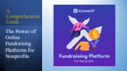 Efficiency Unleashed: Maximizing Resources through Online Fundraising Platforms