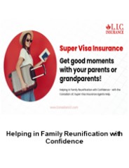Super Visa Insurance Plans in Canada
