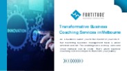 Transformative Business Coaching Services in Melbourne