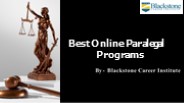 Online Paralegal Program