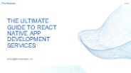 The ultimate guide to react native app development services | iTechnolabs