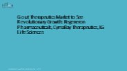 Gout Therapeutics market