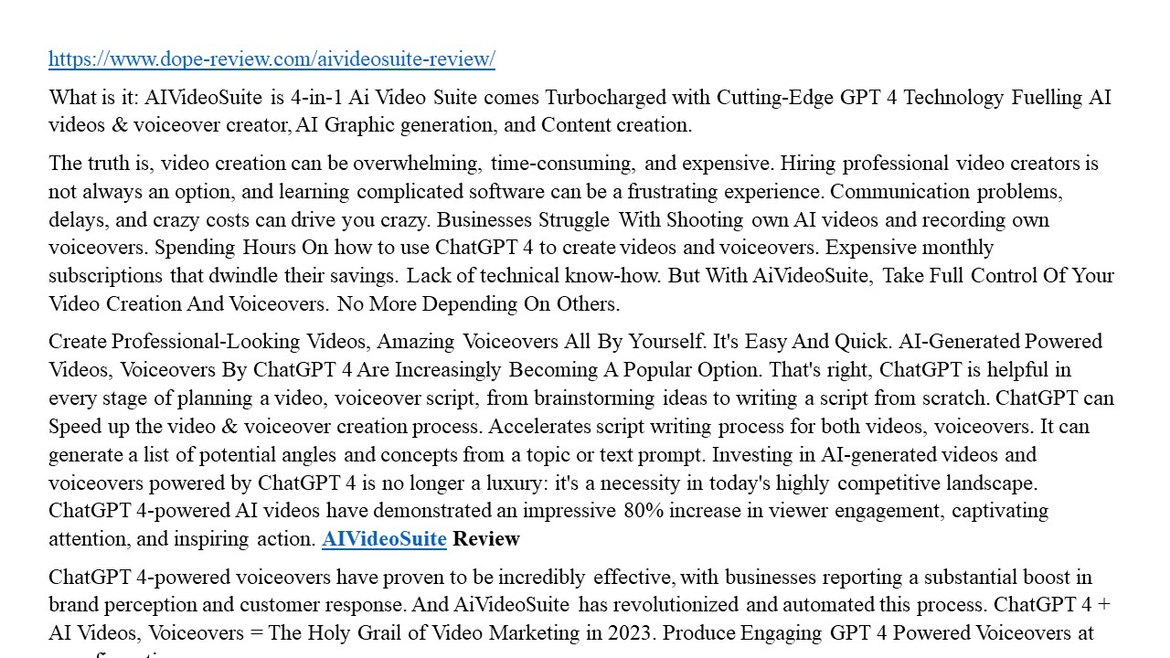 presentation player overlay