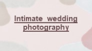 intimate wedding photography