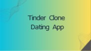 Tinder Clone Dating App | Dating App Developers | Innow8 Apps