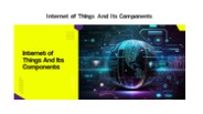 Internet of Things And Its Components