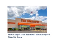 Home Depot's EDI Standards: What Suppliers Need to Know