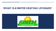 What Is A Water Heating Upgrade?