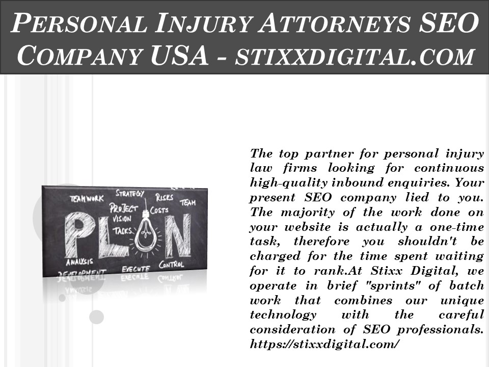 Personal Injury Attorneys SEO Company USA - stixxdigital.com