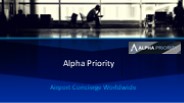 Airport Concierge Worldwide - Alpha Travel Agent