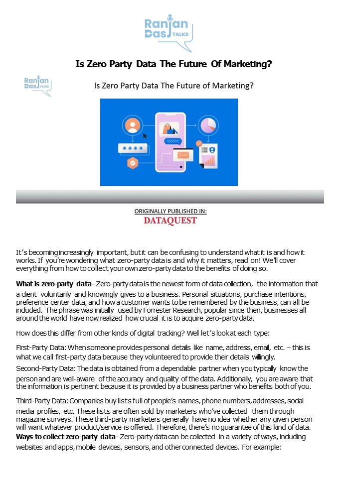 Is Zero Party Data The Future Of Marketing?