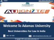 Best Universities For Law In India