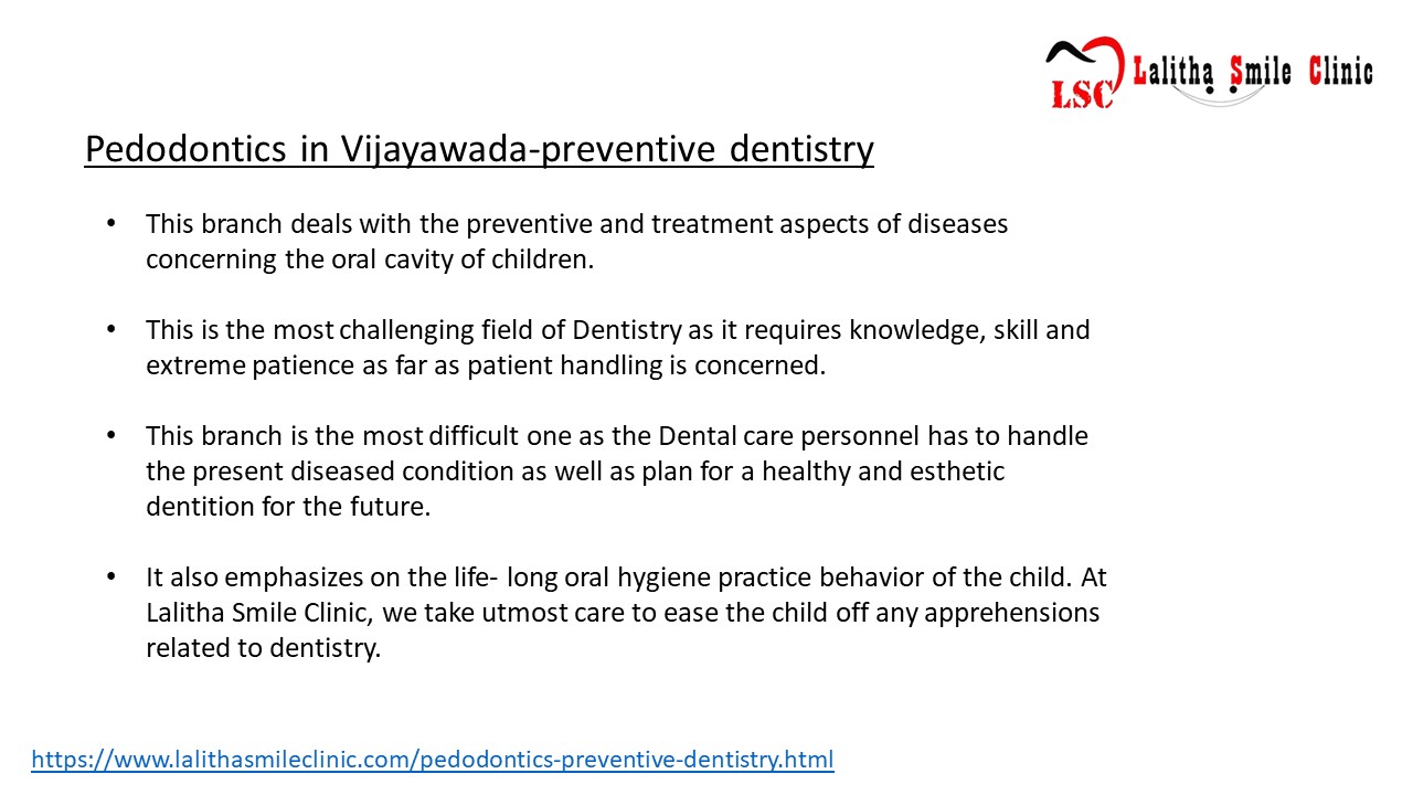 Pedodontics in Vijayawada preventive dentistry