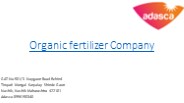 Organic fertilizer company