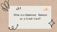 What is a Statement Balance on a Credit Card?