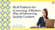 eLearning for MLM: Enhancing Learning, Improving Culture