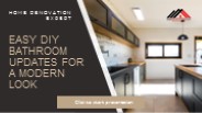Easy DIY Bathroom Updates For A Modern Look