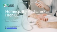 Homeopathy Medicine For High BP at Swaran Homoeopathic