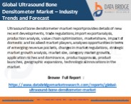 Global Ultrasound Bone Densitometer Market