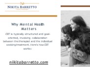 How Cognitive Behaviour Therpay (CBT)  Works