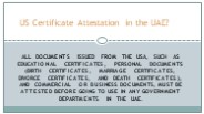 Attestation Services in Dubai