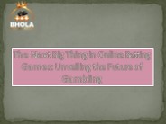 cricket betting id in india